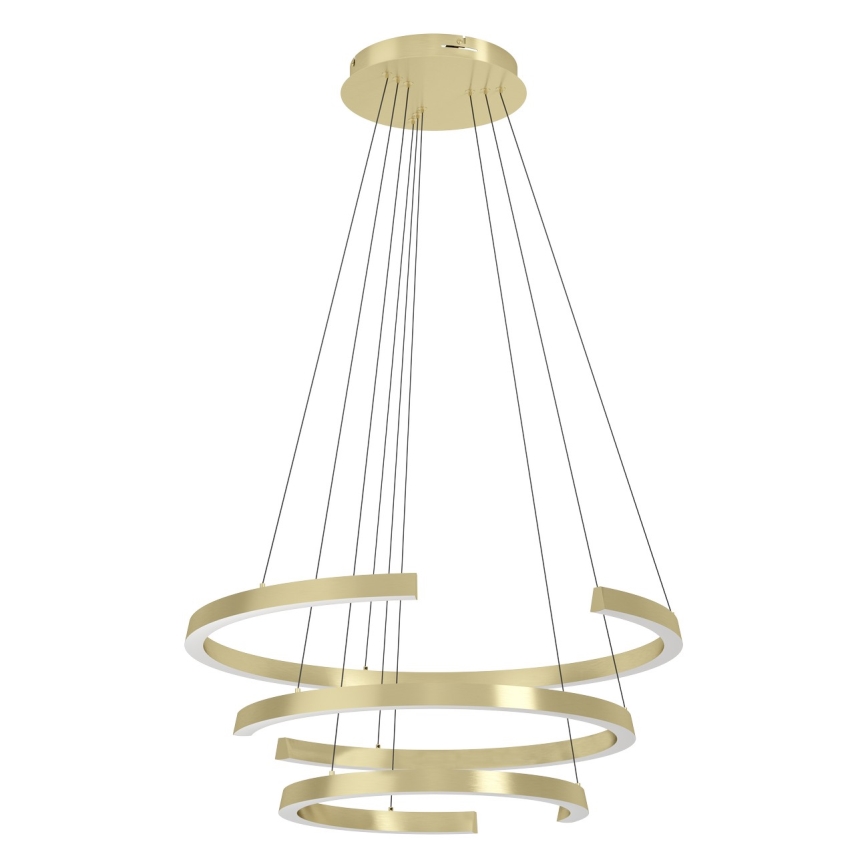 Eglo - stmievateľný LED luster na lane LED/50W/230V 2200-6500K zlatý + diaľkové ovládanie