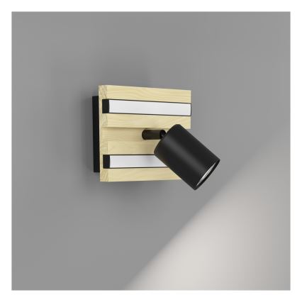 Eglo - LED nástenné bodové svietidlo 1xLED/2,2W/230V + 2xLED/1,2W + 2xLED/2W béžová/čierna