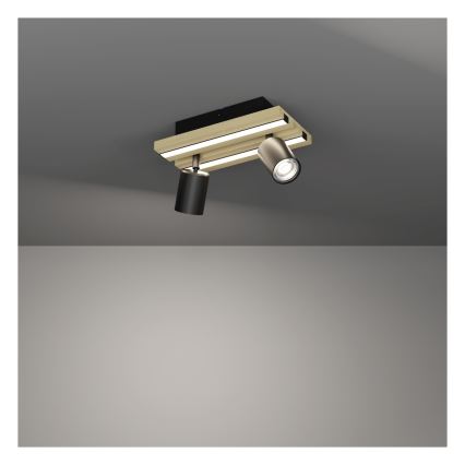 Eglo - LED bodové svietidlo 2xLED/2,2W/230V + 2xLED/1,2W + 2xLED/2W béžová/čierna