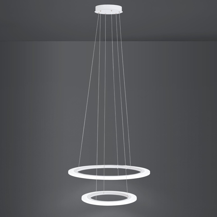Eglo 39273 - LED Stmievateľný luster na lanku PENAFORTE 1xLED/33W/230V + 1xLED/19,W