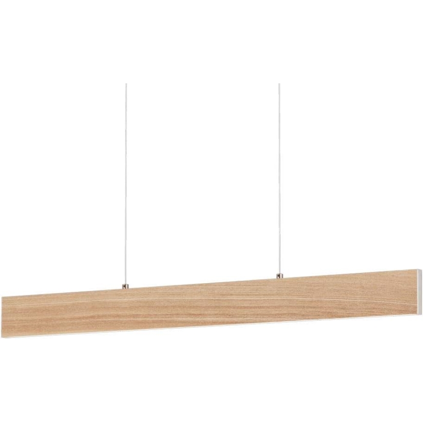 Eglo 39344 - LED závesné svietidlo na lanku CLIMENE LED/17W/230V + LED/4,2W dub