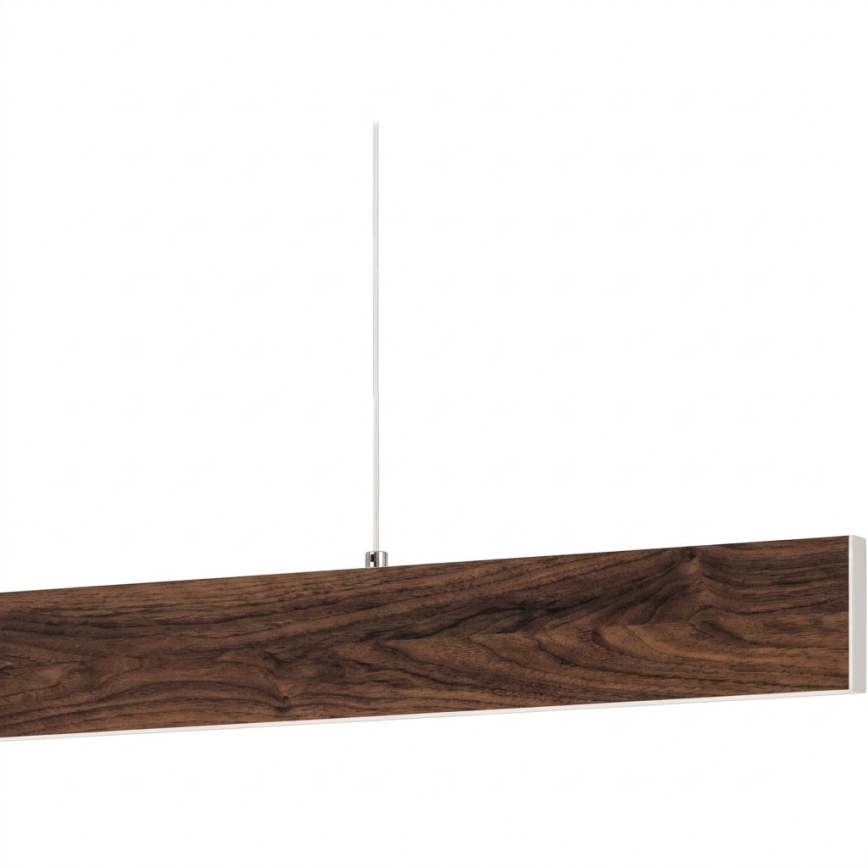Eglo - LED stmievateľný luster na lankách LED/21W/230V + LED/8,4W orech