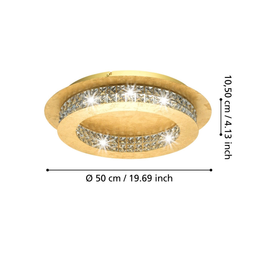 Eglo - LED Stmievateľné stropné svietidlo LED/31,5W/230V