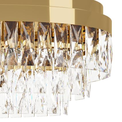Eglo - Luster na reťazi 13xE14/40W/230V zlatá