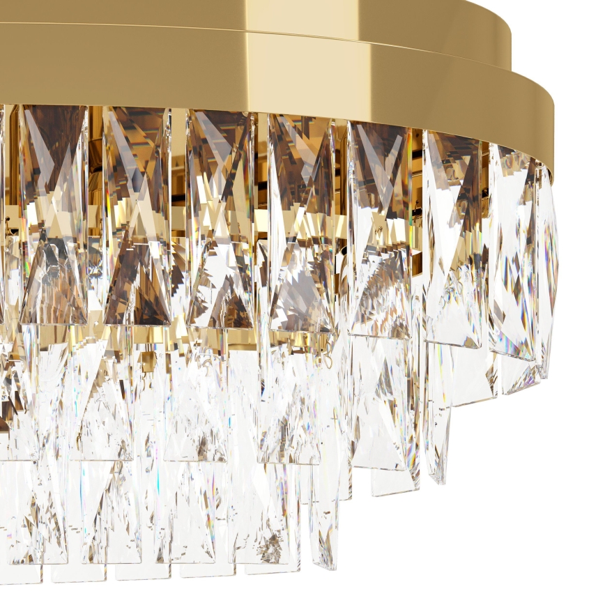 Eglo - Luster na reťazi 13xE14/40W/230V zlatá