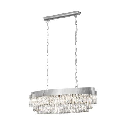 Eglo - Luster na reťazi 10xE14/40W/230V lesklý chróm