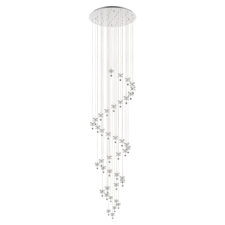 Eglo - LED Stmievateľný luster na lanku 40xLED/1,8W/230V