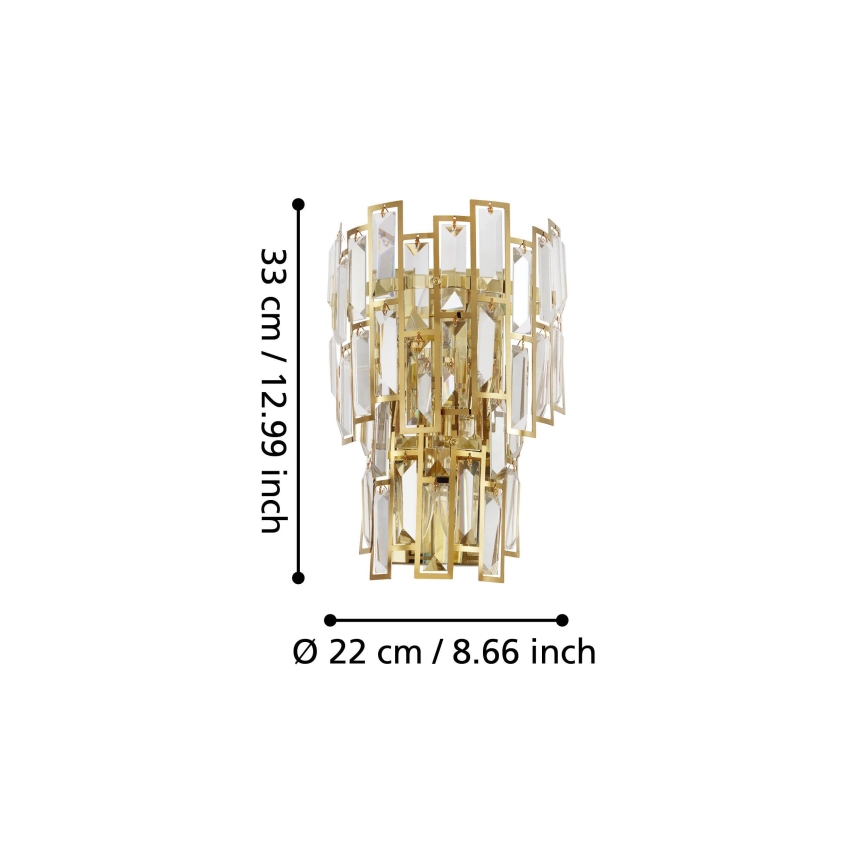 Eglo - Nástenné svietidlo 3xE14/25W/230V