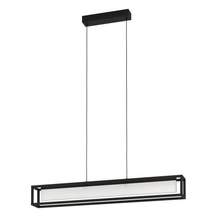 Eglo 39629 - LED stmievateľný závesný luster na lanku GUALAJO LED/27W/230V čierny