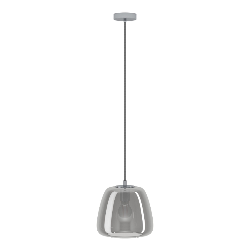 Eglo - Luster na lanku 1xE27/40W/230V pr. 26 cm dymová