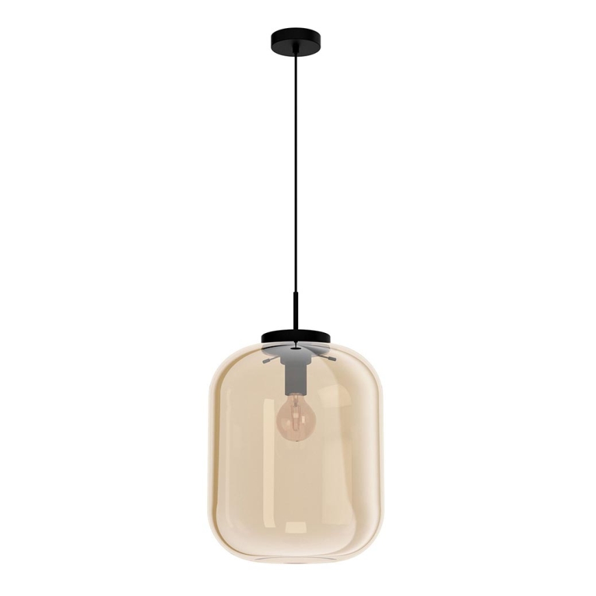 Eglo - Luster na lanku 1xE27/40W/230V priemer 35 cm béžová