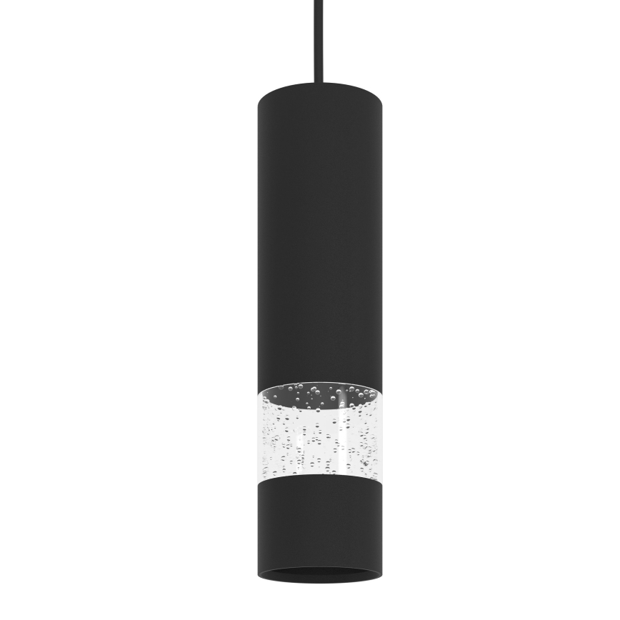 Eglo - LED Luster na lanku 5xGU10/4,6W/230V čierna