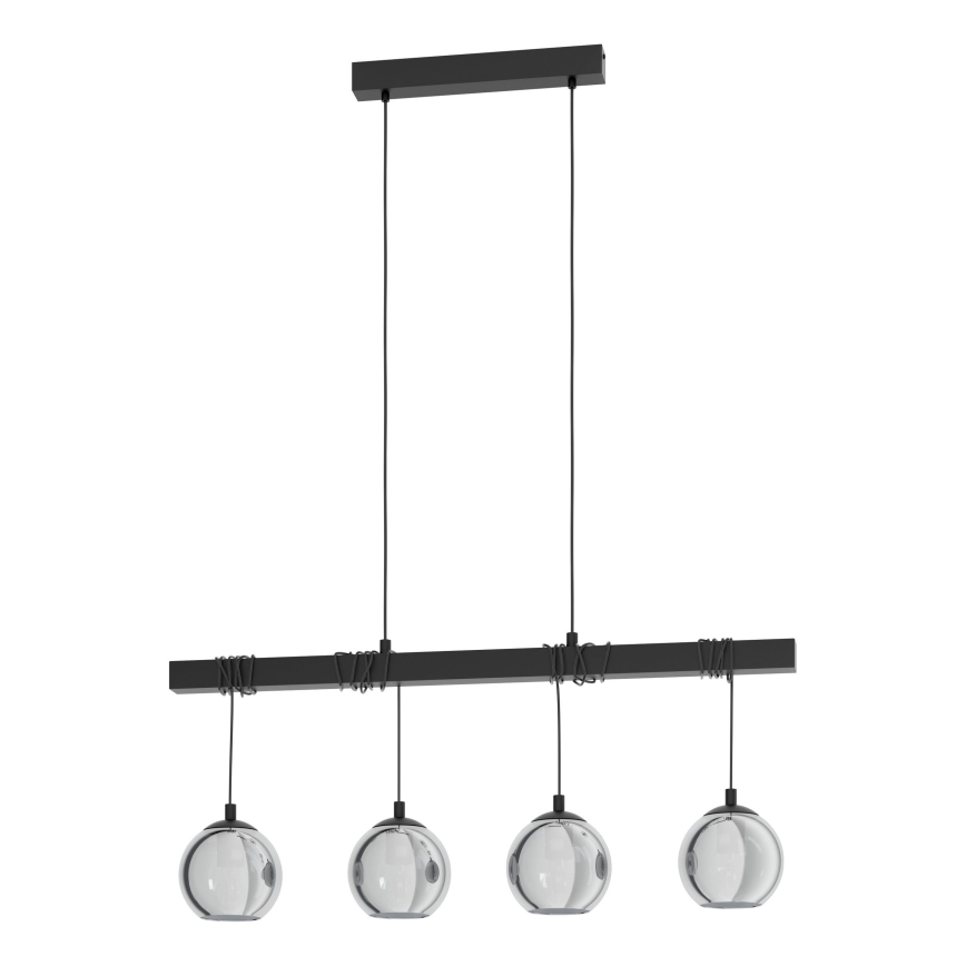 Eglo - Luster na lanku 4xE27/40W/230V
