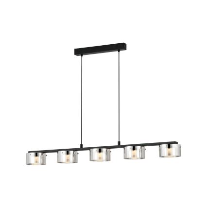 Eglo - LED Stmievateľný luster na lanku 5xLED/5,4W/230V