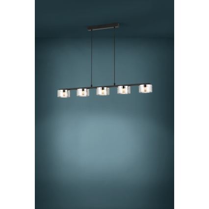 Eglo - LED Stmievateľný luster na lanku 5xLED/5,4W/230V