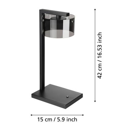 Eglo - LED Stmievateľná stolná lampa 1xLED/7,2W/230V
