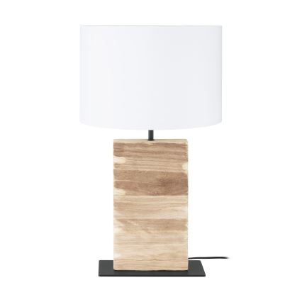 Eglo - Stolná lampa 1xE27/40W/230V 62,5 cm hnedá