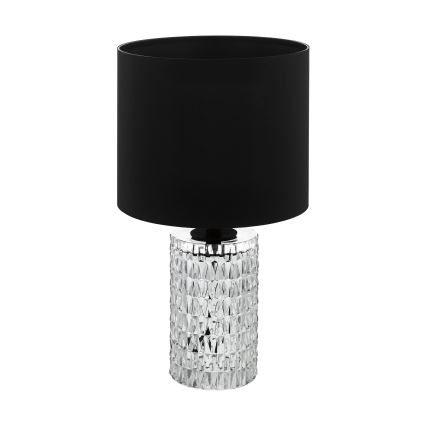 Eglo - Stolná lampa 1xE27/40W/230V čierna