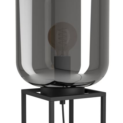 Eglo - Stolná lampa 1xE27/40W/230V dymová