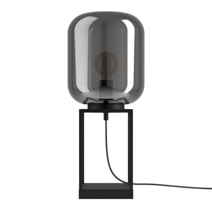 Eglo - Stolná lampa 1xE27/40W/230V dymová