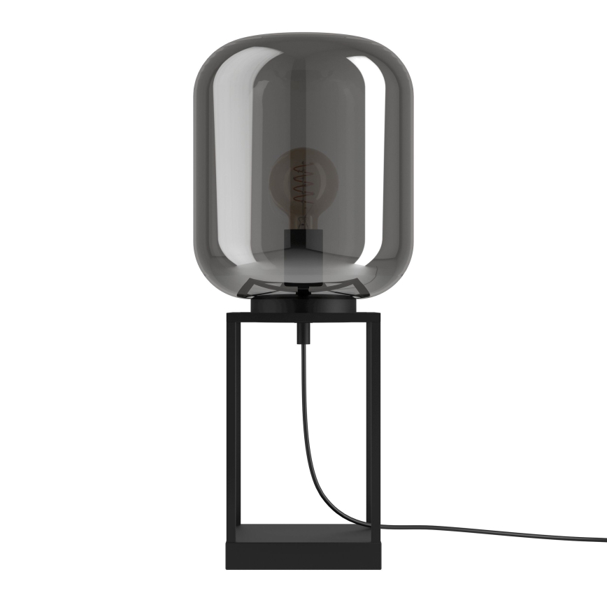 Eglo - Stolná lampa 1xE27/40W/230V dymová