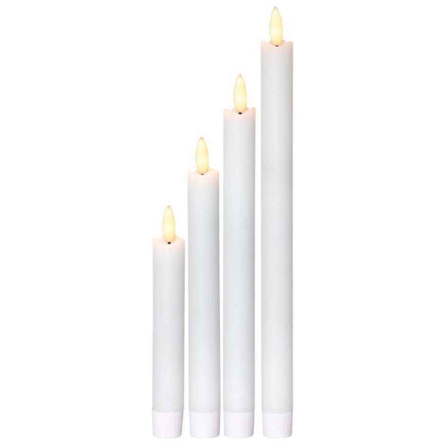 Eglo 410026 - SADA 4x LED Sviečka FLAMME LED/1xAAA biela