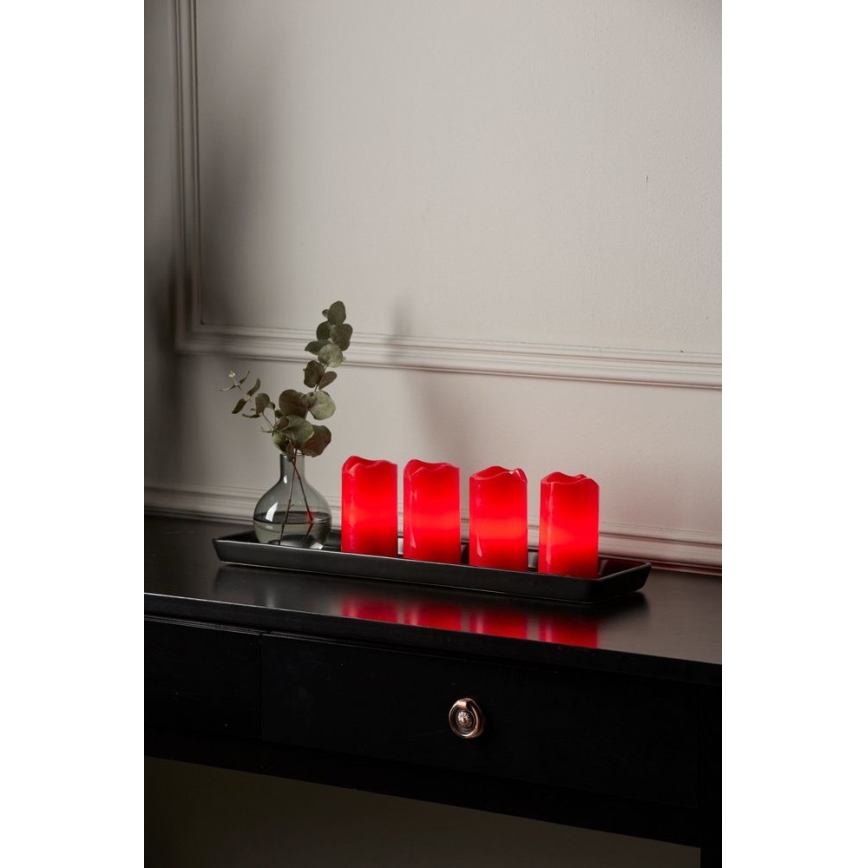 Eglo - SADA 4x LED vianočných dekorácií ADVENT LED/0,18W/2xCR2032 + DO