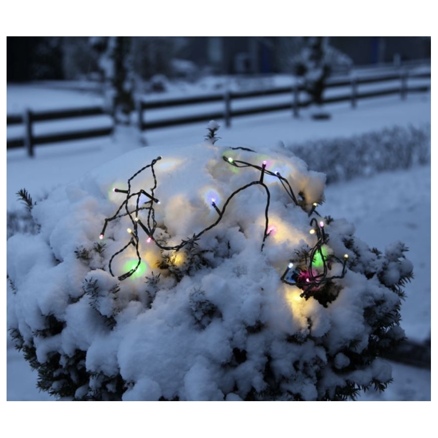 Eglo - Vonkajší LED reťaz 80 LED, 8 m, IP44, viacfarebný