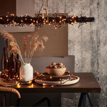 Eglo - Vonkajšia LED reťaz 800xLED 21m IP44 teplá biela