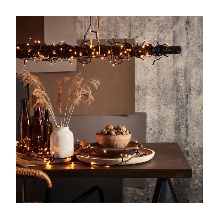 Eglo - Vonkajšia LED reťaz 800xLED 21m IP44 teplá biela