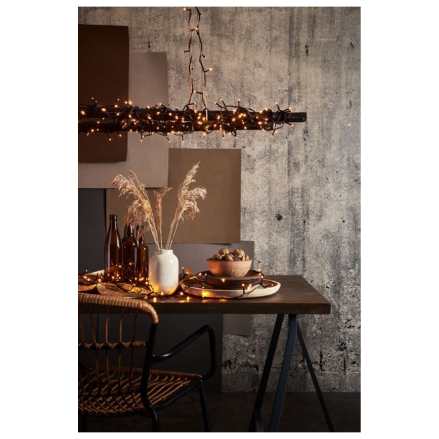 Eglo - LED vonkajší reťaz 1200xLED 29m IP44 teplá biela