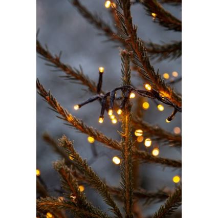 Eglo - vonkajší vianočný LED reťazec 1200 LED, 29 m, IP44, teplá biela
