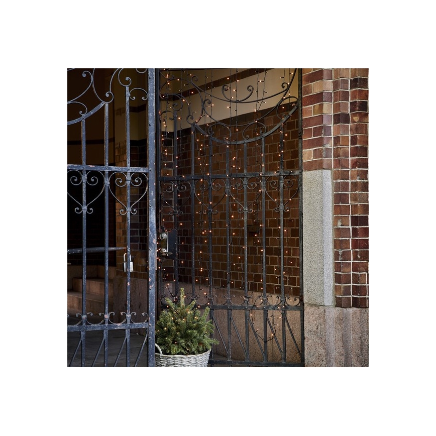 Eglo - LED vonkajšia vianočná reťaz 80xLED 10,5m IP44 teplá biela