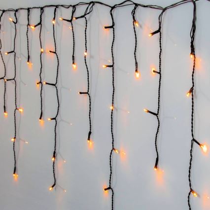 Eglo - LED vonkajší vianočný reťazec 240xLED 6,4m teplá biela IP44