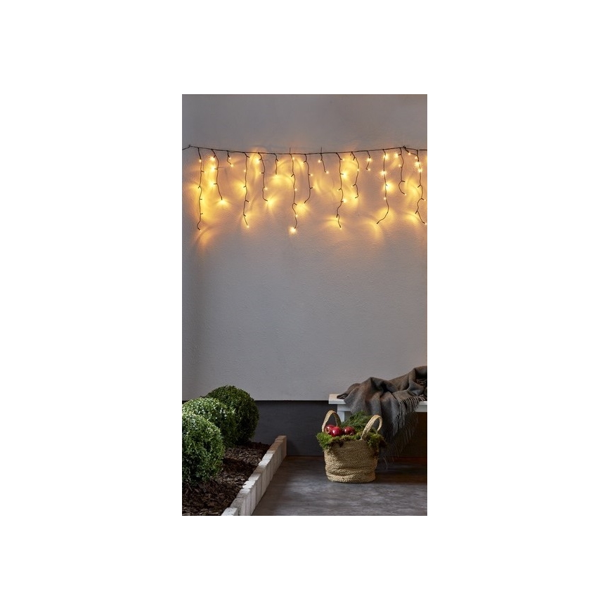 Eglo - LED Vonkajšia vianočná reťaz 240xLED 5,9m teplá biela IP44