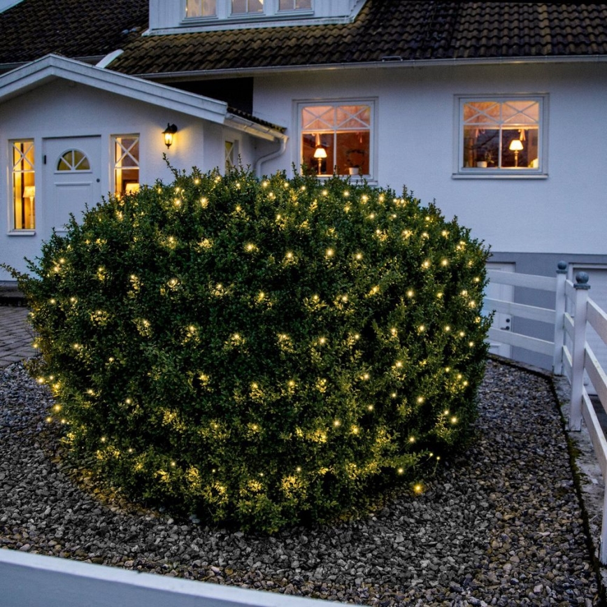 Eglo - LED Vonkajšia dekoračná reťaz 200xLED 3m IP44 teplá biela