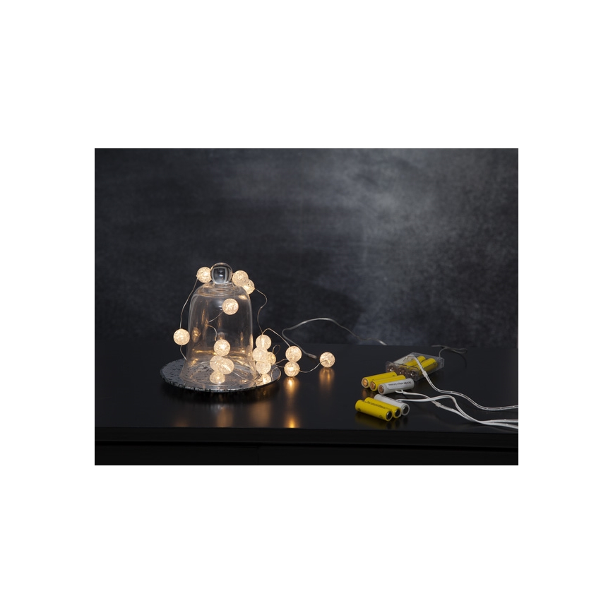 Eglo - LED reťaz 15xLED/3xAA 1,4 m