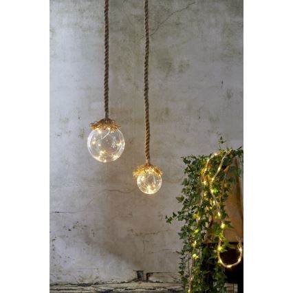 Eglo - LED Vianočná dekorácia 15xLED/0,06W/3xAA
