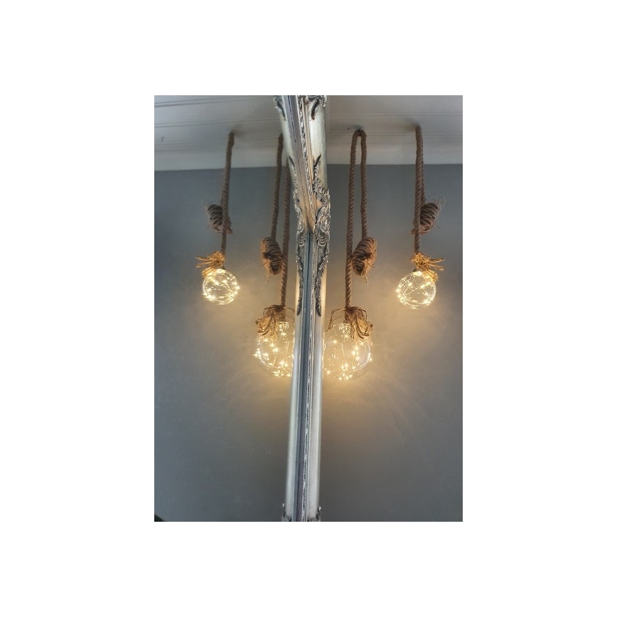 Eglo - LED Vianočná dekorácia 15xLED/0,06W/3xAA