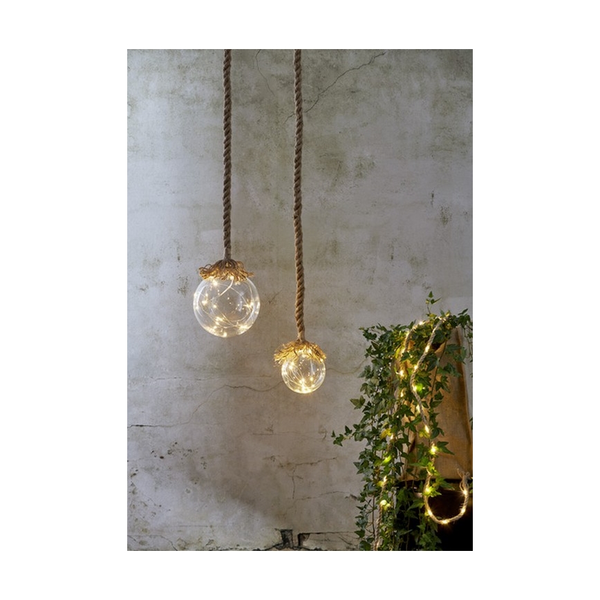 Eglo - LED Vianočná dekorácia 15xLED/0,06W/3xAA