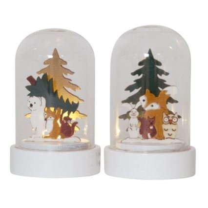 Eglo - SADA 2x LED vianočných dekorácií LED/0,03W/1xCR2032