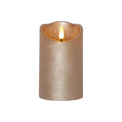 Eglo 411499 - LED sviečka FLAMME RUSTIC LED/2xAA zlatá