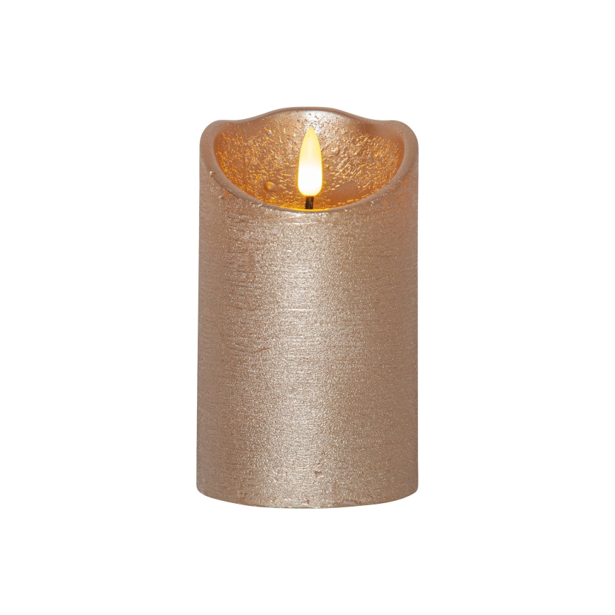 Eglo 411499 - LED sviečka FLAMME RUSTIC LED/2xAA zlatá