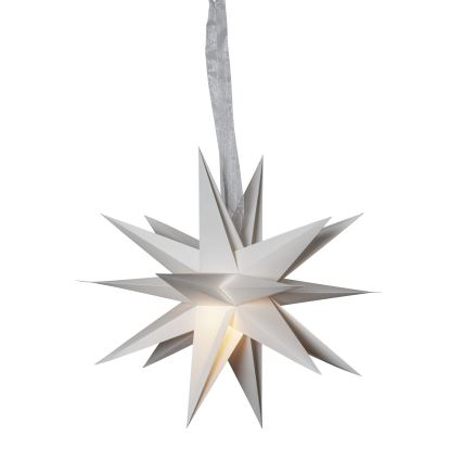 Eglo 411565 - Vianočná dekorácia DECEMBER hviezda 35 cm šedá