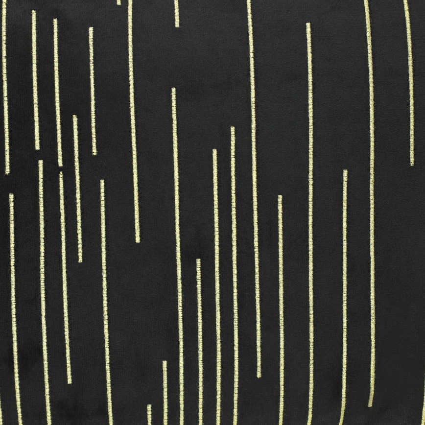 Eglo - Dekoračný vankúš 30x50 cm čierna/zlatá
