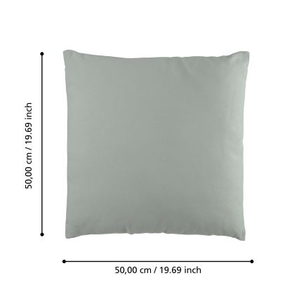Eglo 420083 - Dekoratívny vankúš ILES 50x50 cm zelený