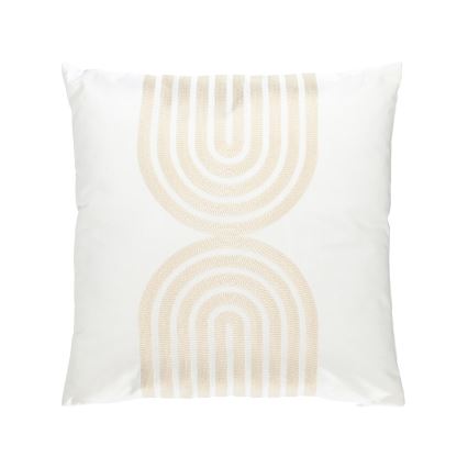Eglo 420238 - Dekoratívny vankúš BERHALA 45x45 cm biela/béžová