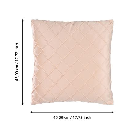 Eglo 420253 - Dekoratívny vankúš SHOURA 45x45 cm ružový