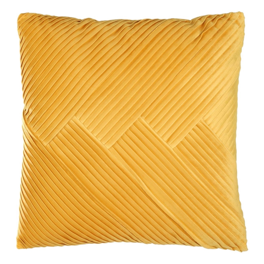 Eglo - Dekoračný vankúš 45x45 cm žltá