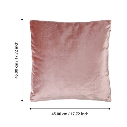 Eglo 420269 - Dekoratívny vankúš SINGU 45x45 cm ružový